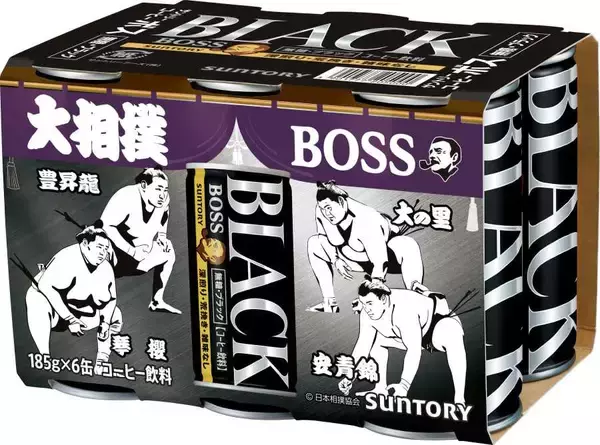 「BOSSが大相撲とコラボ　「両国ブレンド」の微糖缶「土俵際の底力」発売へ」の画像