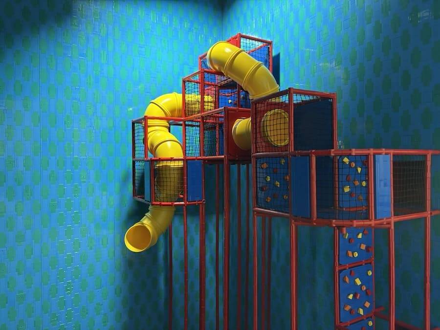 なにも起きないのに不気味　レゴで作られたリミナルスペースの世界