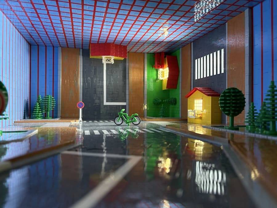 なにも起きないのに不気味　レゴで作られたリミナルスペースの世界