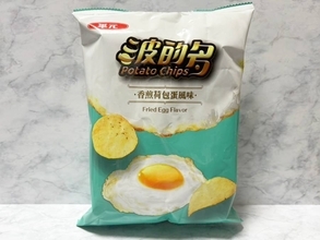 脳がバグるレベルの再現度　「目玉焼きチップス」が完全に目玉焼き味だった