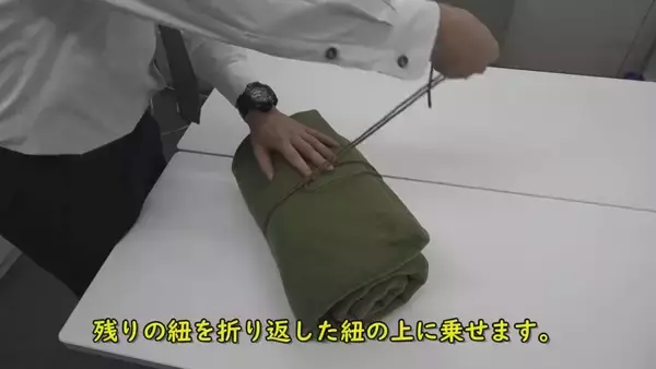 「警視庁災害対策課が紹介　日常から災害時まで活用できる紐の結び方」の画像