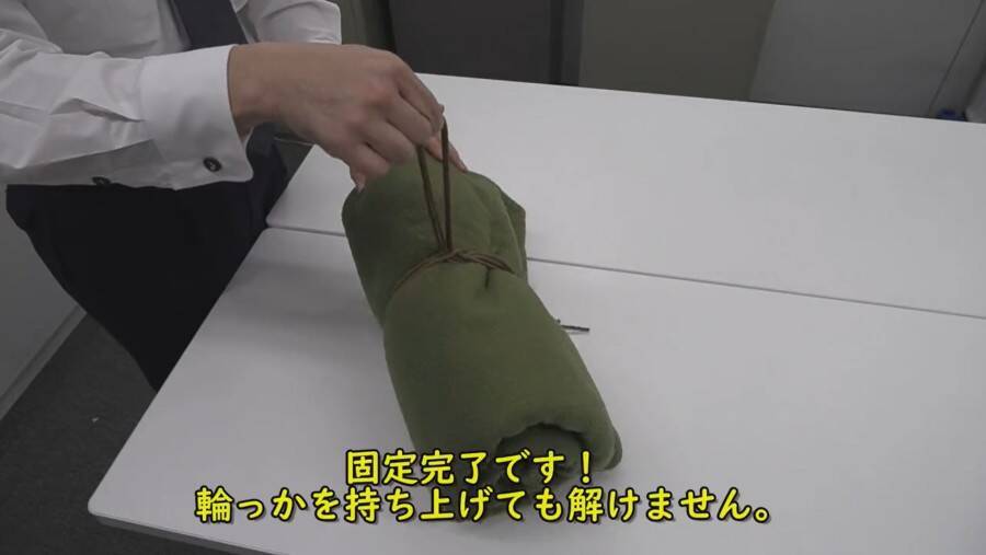 警視庁災害対策課が紹介　日常から災害時まで活用できる紐の結び方