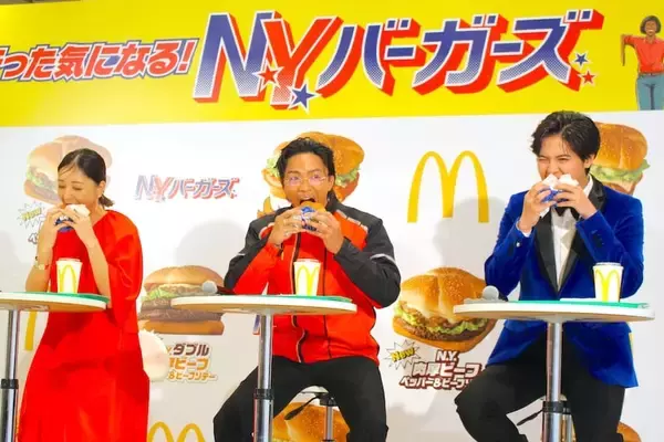 「人気の「N.Y.バーガーズ」が今年も登場！元マッククルーの数原龍友が、片寄涼太＆みちょぱにデリバリー」の画像