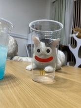「猫スライム」があらわれた！マクドナルド×ドラクエのカップを使った顔ハメがかわいすぎる