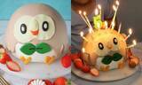 「ポケモン「モクロー」の誕生日ケーキ　ろうそくを立てると衝撃の姿に」の画像1