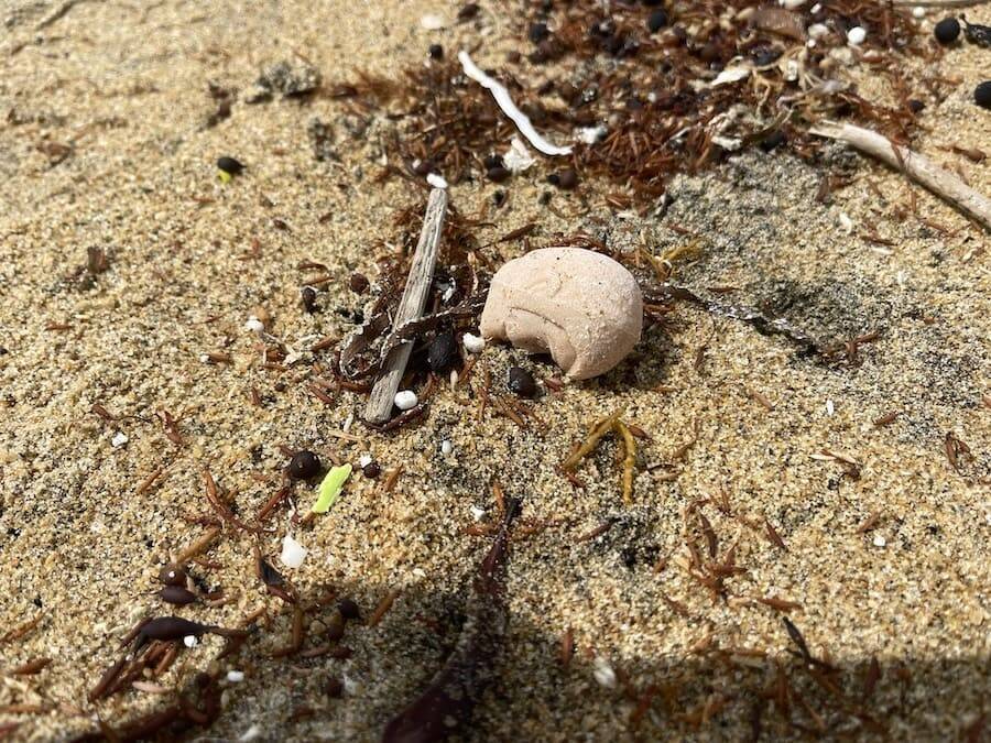 海辺で3度拾った頭だけルパン　不気味すぎるフィギュアの正体は”昭和のハズレ景品”