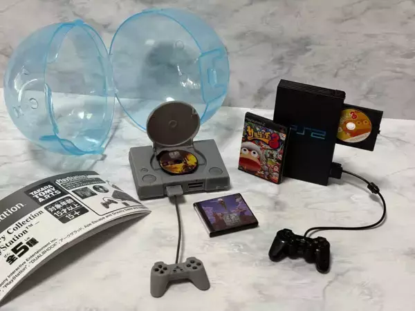 歴代プレステのカプセルトイミニチュアをレビュー　常軌を逸した細かさに驚愕