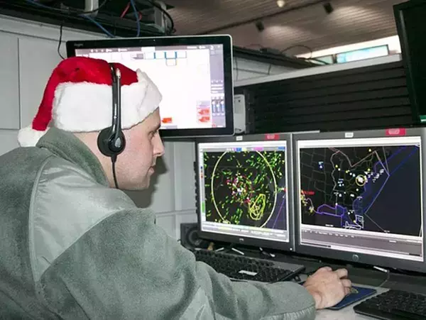 「NORAD、サンタ追跡作戦に万全の体制　即時追跡方針を強調」の画像