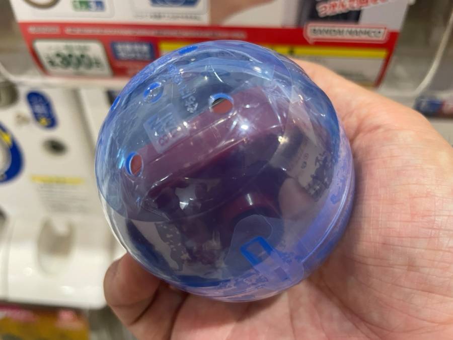 どこでもガシャポンハンドル～　カプセルトイ自販機のハンドルがカプセルトイに！天才の発想か……！