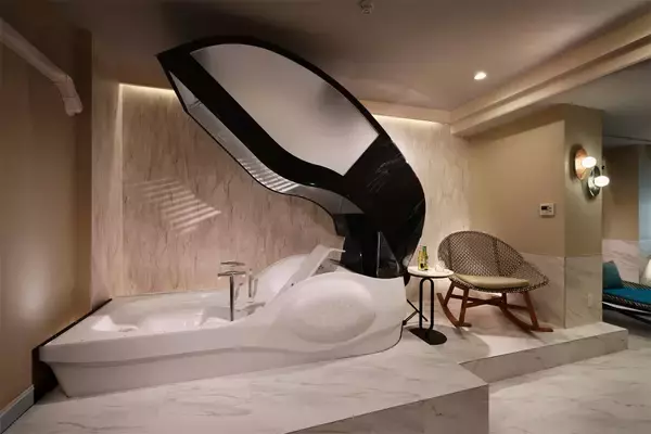 「ミナミのホテルで「人間洗濯機」稼働開始　大阪・関西万博で注目の装置」の画像