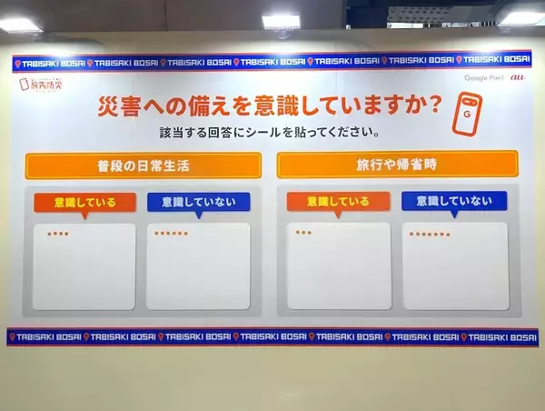 「年末年始の旅先で被災したら？KDDIが取り組む「旅先防災」を体験」の画像