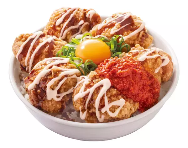 「吉野家が重量1Kgの「にんにくマシマシから揚げ超特盛丼」発売　関東エリアの30店舗限定＆期間限定商品」の画像