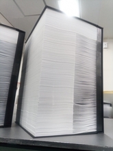 背厚30cm超・重さ約5kg　“鈍器”どころではない契約書製本の世界