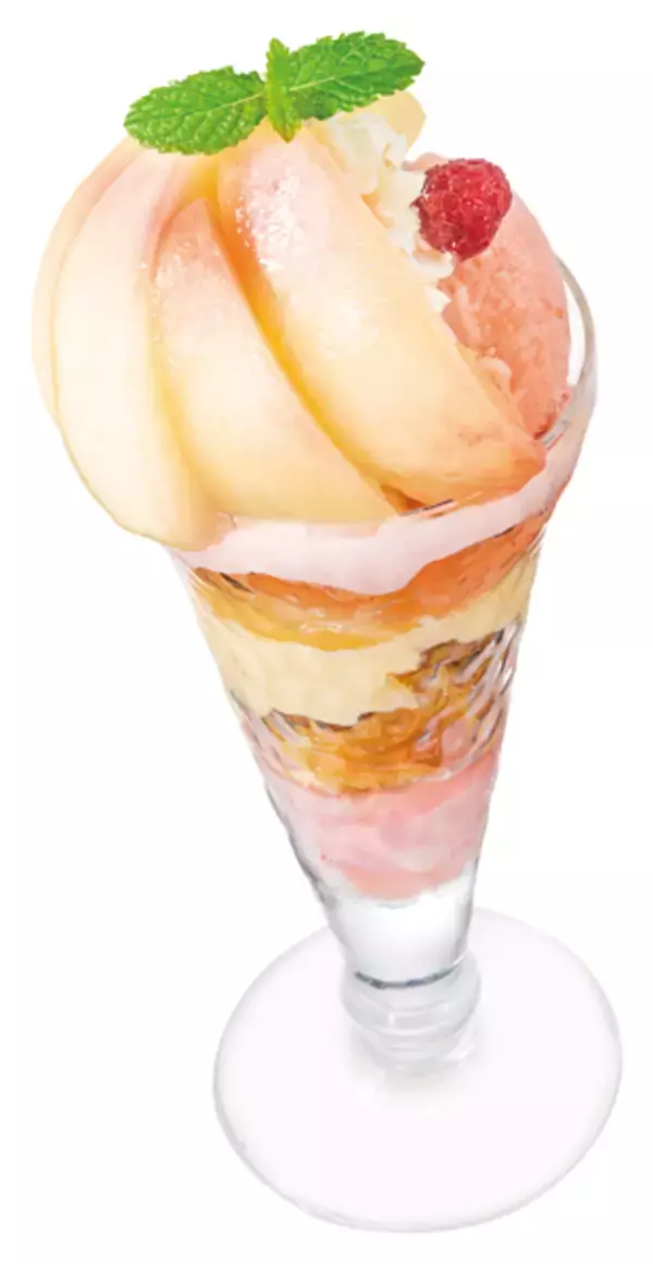 「桃の季節到来！デニーズ「桃デザート」が昨年よりパワーアップして夏季限定販売」の画像