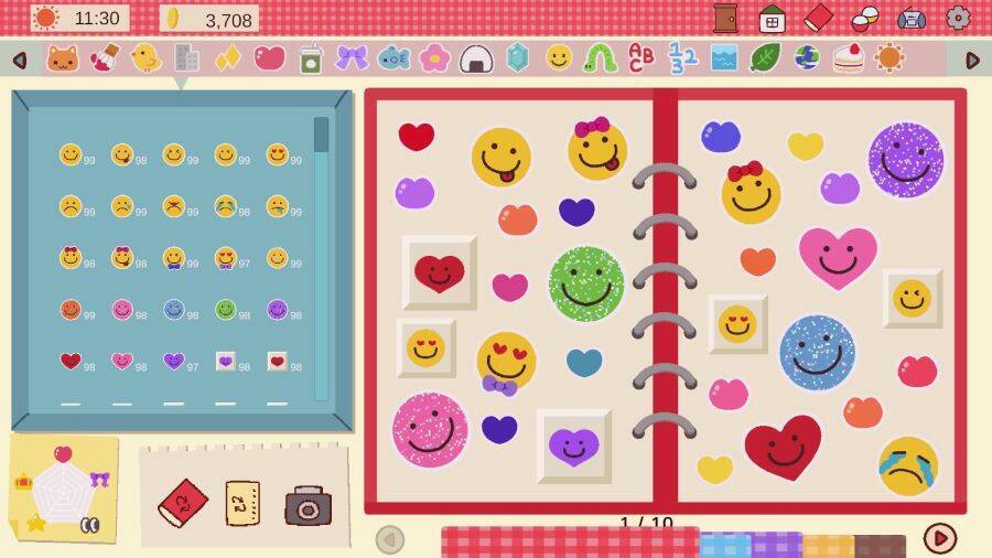 1000種以上のシール＆交換要素も　シール手帳ゲーム「Sticker DECO」Steamページ公開