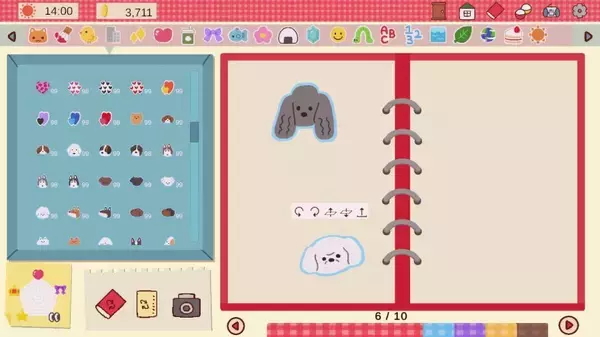 「1000種以上のシール＆交換要素も　シール手帳ゲーム「Sticker DECO」Steamページ公開」の画像