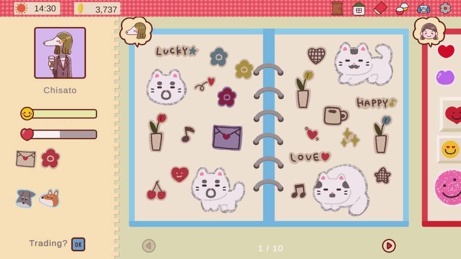 1000種以上のシール＆交換要素も　シール手帳ゲーム「Sticker DECO」Steamページ公開