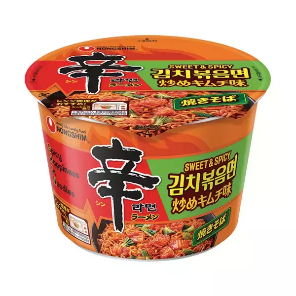 通常の辛ラーメンより辛い！？辛さ指数4.0の「炒めキムチ」カップ焼きそばが登場
