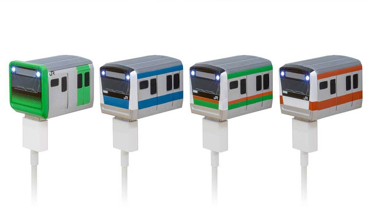車両型USB AC充電器「スマ鉄」スマイルタンクがJR東日本4路線仕様を取扱開始