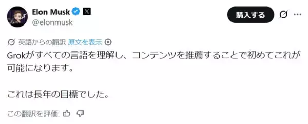 「Xに自動翻訳で“世界中とつながるTL”に　広がる交流と懸念」の画像