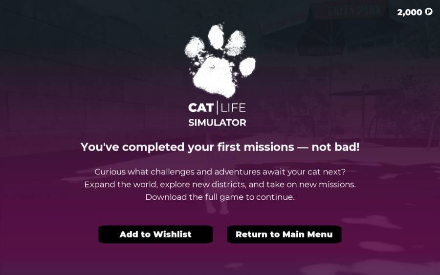 「夢にまで見たゲーム」と海外で話題　猫視点シム「Cat Life Simulator」体験版を遊んでみた