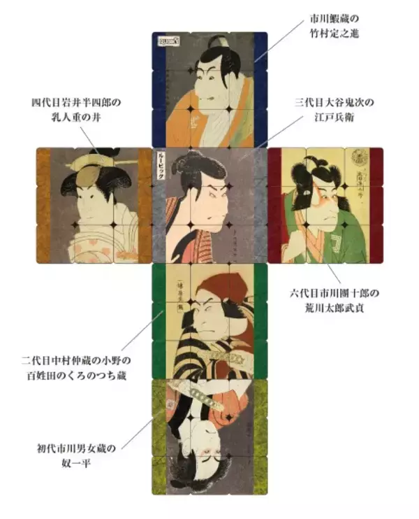 「日本美術を回して楽しむ　伝統芸術とコラボしたルービックキューブ第2弾が登場」の画像