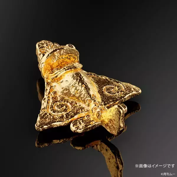 「オーパーツがまばゆい輝きに　「ムー」完全監修の純金製「黄金ジェット」「遮光器土偶」が数量限定で発売」の画像