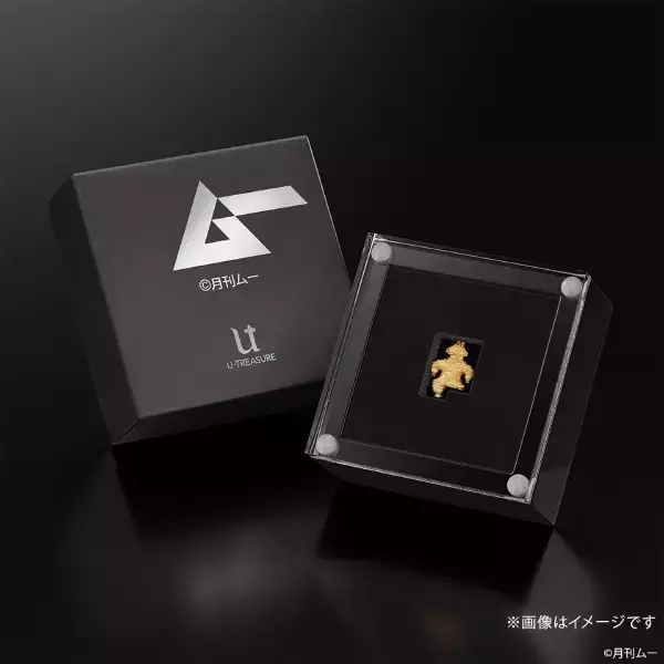 「オーパーツがまばゆい輝きに　「ムー」完全監修の純金製「黄金ジェット」「遮光器土偶」が数量限定で発売」の画像