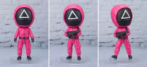 「イカゲームのフィギュアや人形が11種発売　ヨンヒ人形は首が回転し「だるまさんがころんだ」の動作を再現可能」の画像