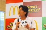 「影山優佳、マック新商品をサッカー戦術で食レポ　岡田准一＆中澤佑二も驚き」の画像17