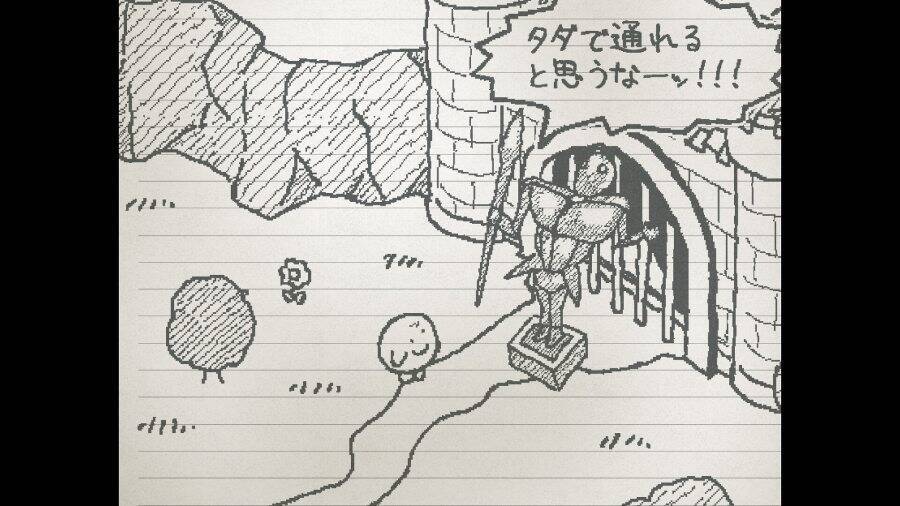 「うごメモ」や「UNDERTALE」に影響受けた手描きノート風RPG「UGOMEKU NOTE」体験版が公開