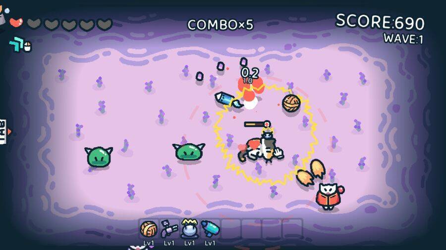 猫をなでて敵を駆逐せよ　異色の2D弾幕シューティング「なでねこ」が2026年発売