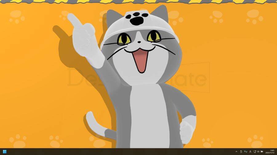 Ctrl+Sで保存「ヨシ！」　「仕事猫」がデスクトップマスコットに登場