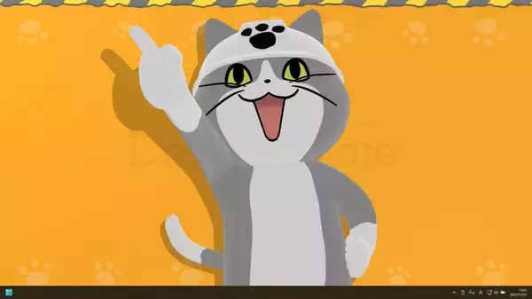 「Ctrl+Sで保存「ヨシ！」　「仕事猫」がデスクトップマスコットに登場」の画像