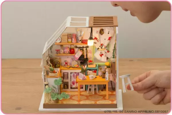 「マイメロディ「DIYセット」が巣ごもり需要で販売延長　世界に一つのミニチュアキット」の画像