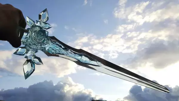 「まさにソードアート　冬の敦賀に舞い降りた「青薔薇の剣」」の画像