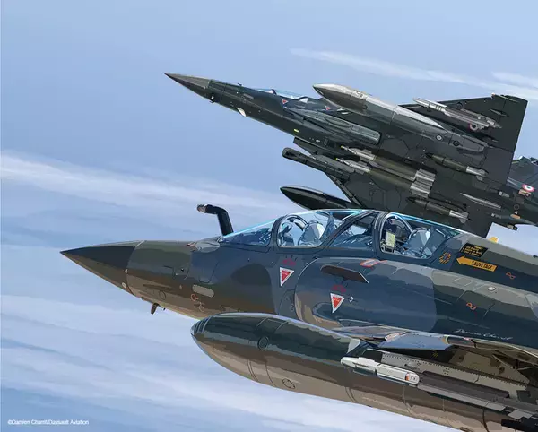 「フランスのミラージュ2000D戦闘機　近代化改修1号機を受領」の画像
