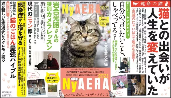 AERAが一冊まるごと猫化　臨時増刊「NyAERA（ニャエラ）」第6弾発売