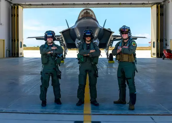 「4か国のF-35が集合！イタリアで共同訓練「ファルコン・ストライク」実施中」の画像