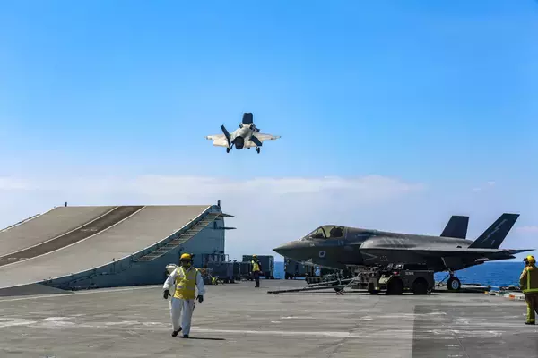 「4か国のF-35が集合！イタリアで共同訓練「ファルコン・ストライク」実施中」の画像