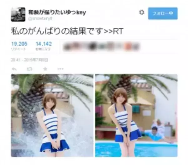 笑撃！！写真集でありがちな「プールで水しぶき」の撮影裏側が話題