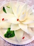 「中華スープをかけると白菜の花が咲く！開水白菜が綺麗すぎる」の画像4