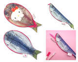 「サンリオキャラが干物に変身　湊町シリーズからシュールな干物型ポーチ」の画像3