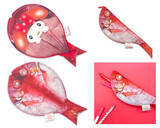 「サンリオキャラが干物に変身　湊町シリーズからシュールな干物型ポーチ」の画像4