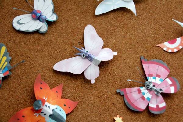 まるで本物の標本のよう 蝶や蛾のポケモンの切り紙アートが蝶スゴイ 21年12月14日 エキサイトニュース