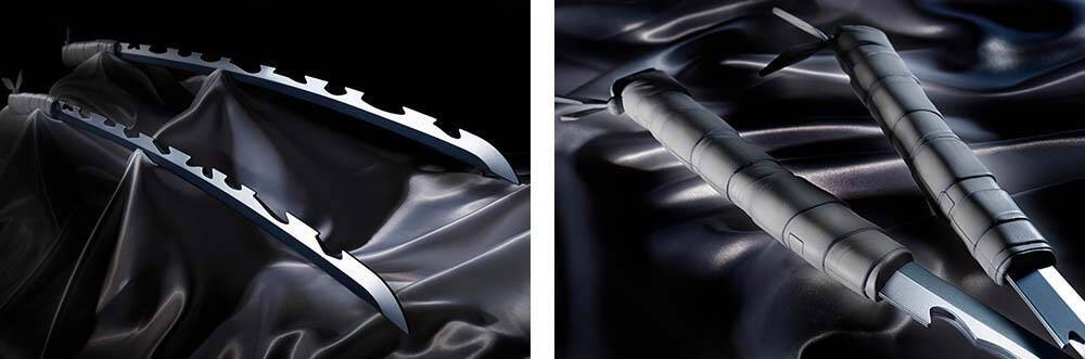 シリーズ初の二刀流「鬼滅の刃」伊之助の日輪刀が約1／1サイズで公式立体化