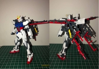 天才発見！EGストライクガンダムの余ったランナーでエールストライカーを自作