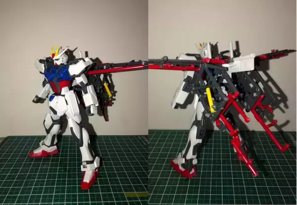 天才発見！EGストライクガンダムの余ったランナーでエールストライカーを自作