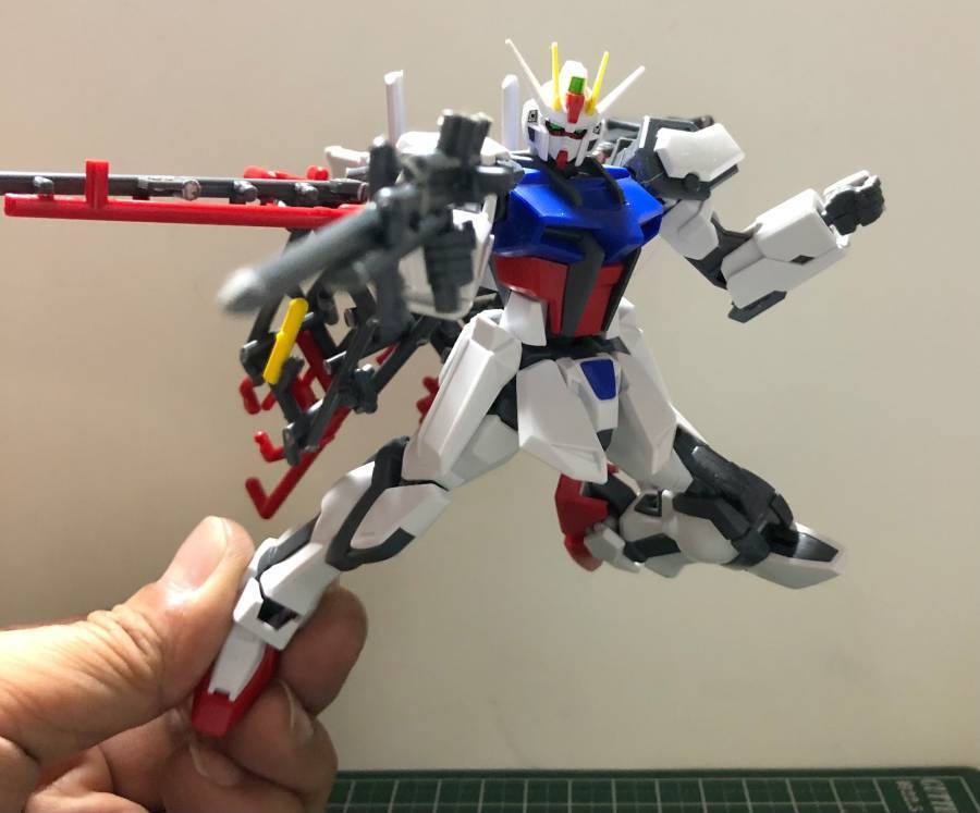 天才発見！EGストライクガンダムの余ったランナーでエールストライカーを自作