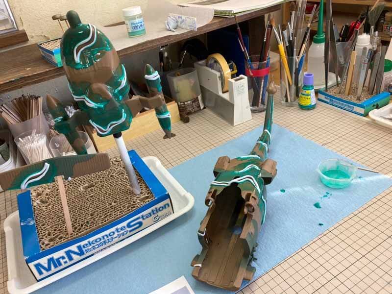 実機と同じ4翅ローターに改修　陸上自衛隊仕様UH-60JAのRCモデル